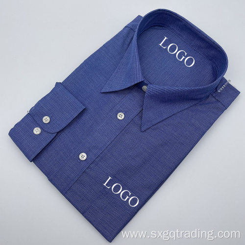 Solid TC woven shirt for male